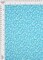 1 Yard Blue Sky Brushed DTY Ditsy Floral Print Knit Fabric 58/60″ Wide